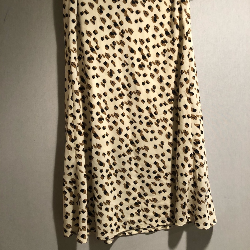 Long printed skirt